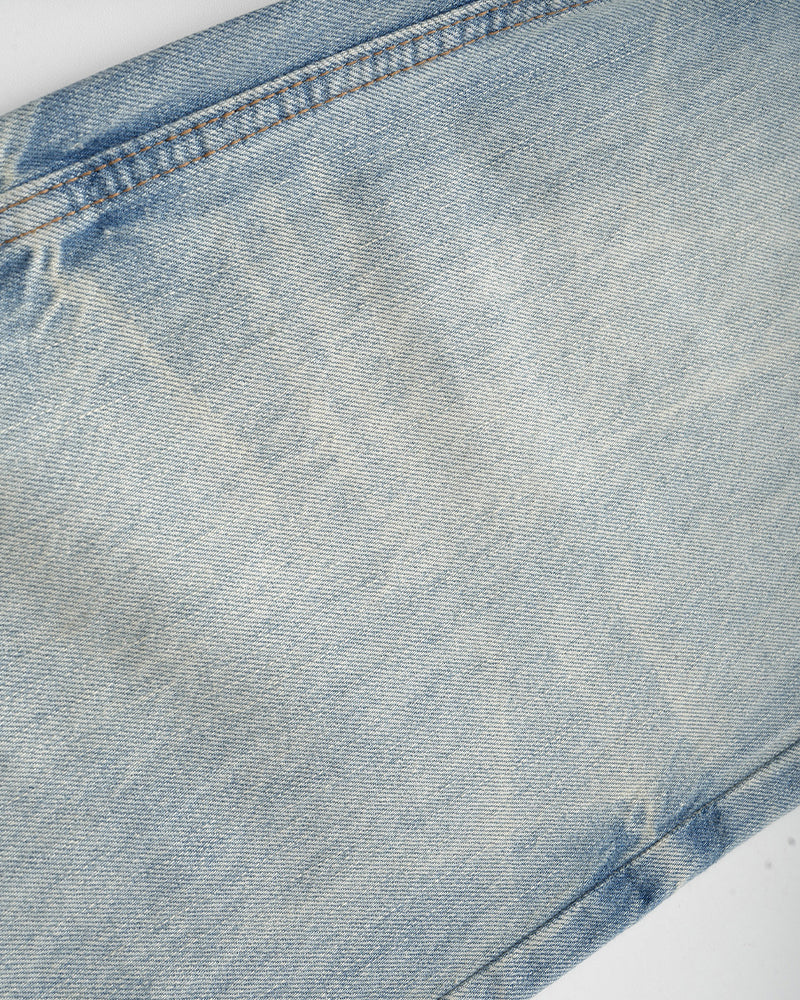 Distressed versatile jeans