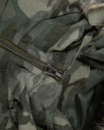 Camouflage zip-up jacket