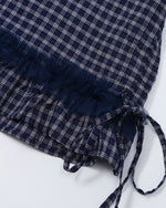 チェック半袖シャツ