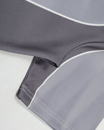 Casual contrast short sleeves