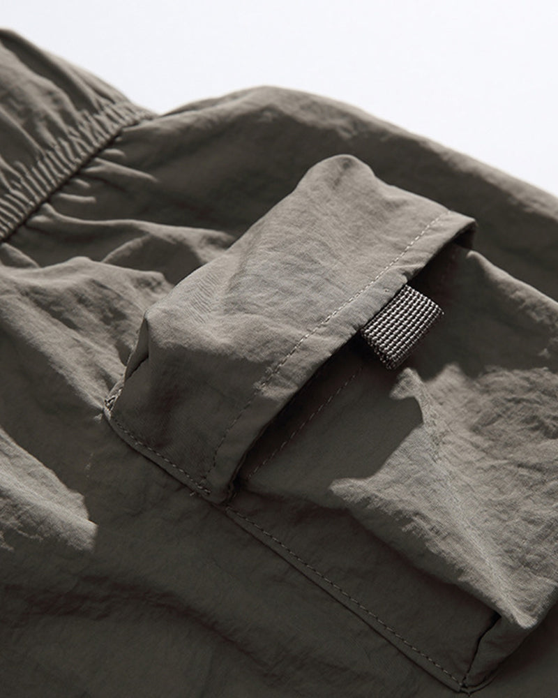 Outdoor quick-drying cargo shorts
