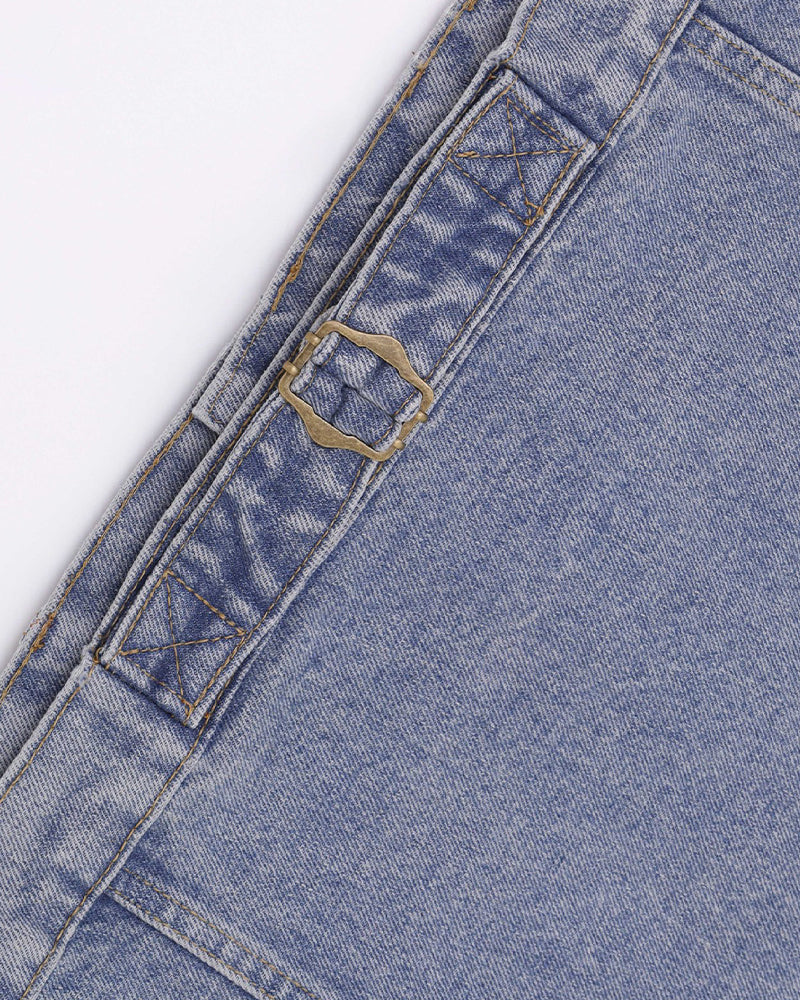 Multi-pocket denim jacket