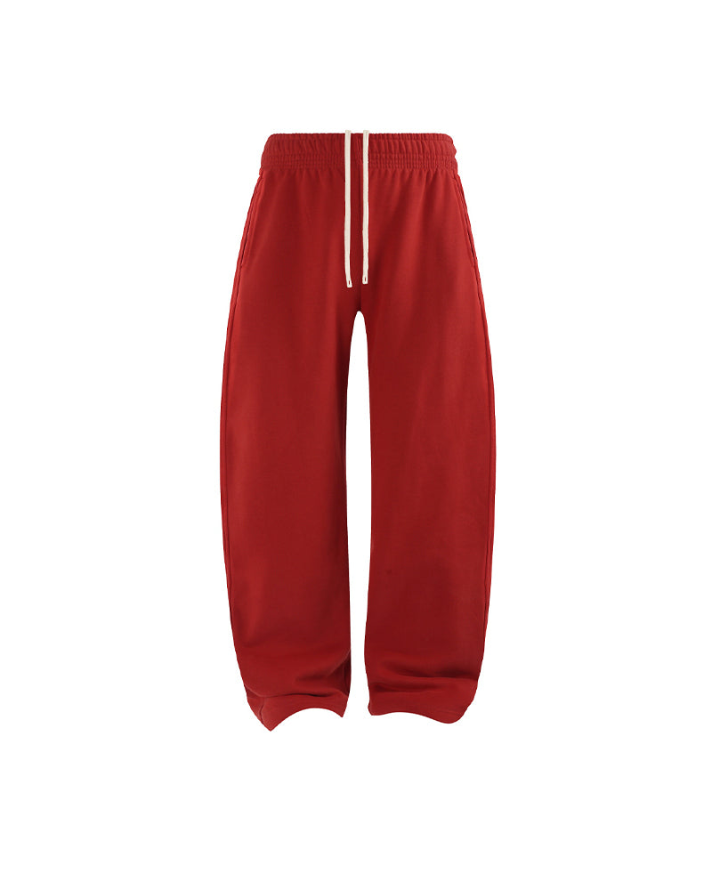 430g Fleece-Lined Loose Sweatpants