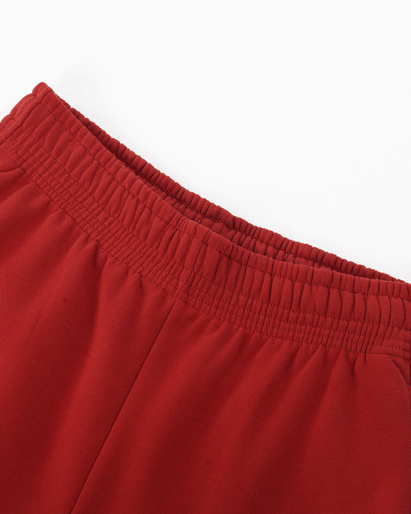 430g Fleece-Lined Loose Sweatpants