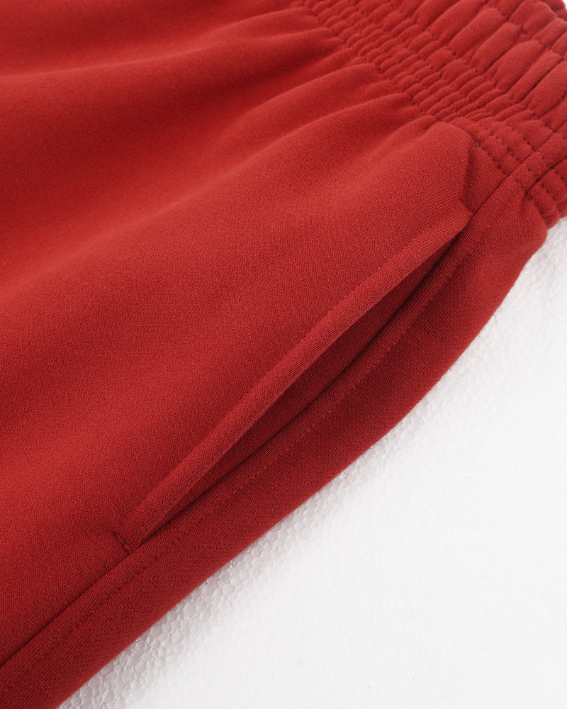430g Fleece-Lined Loose Sweatpants