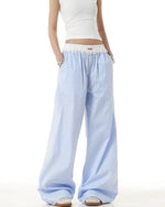 스트라이프 캐주얼 바지