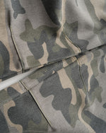 Camouflage wide-leg pants