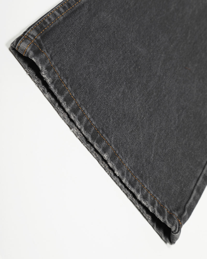 Distressed versatile trousers