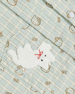 Short-sleeve plaid shirt