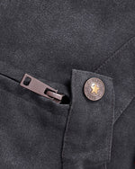 Stand-collar zip-up jacket