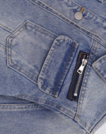 Multi-pocket denim jacket