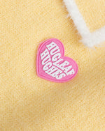 リボンカーディガンセーター