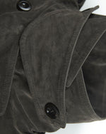 Double-breasted trench coat