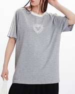 Lace embroidery short sleeves