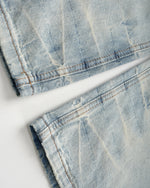 Distressed versatile jeans