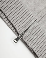 Casual zip-up sweater