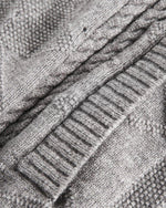 ヴィンテージフード付きカーディガンセーター