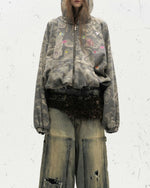 グラフィティ迷彩ジャケット