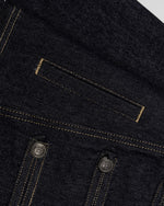 Distressed denim jacket