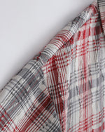 レトロチェック柄半袖シャツ