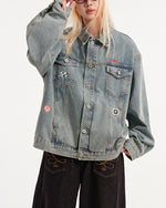 漫画のデニムジャケット