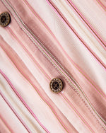 줄무늬 자수 긴팔 셔츠