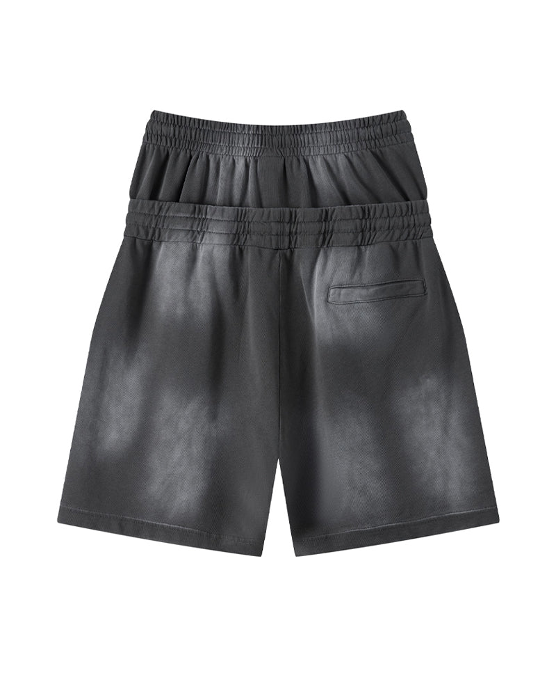 320g Double-waistband Bermuda shorts