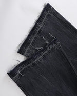 Vintage distressed straight jeans