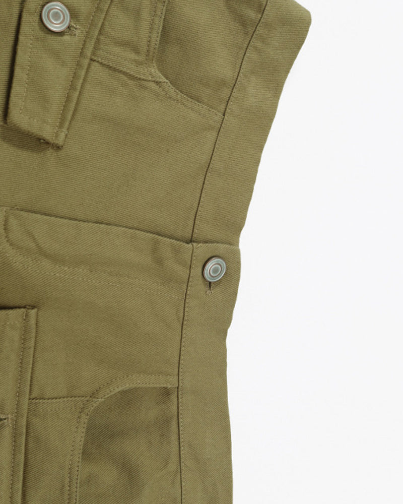 Retro simple casual shorts