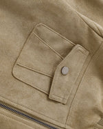 Stand-collar zip-up jacket