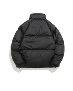 Solid color loose down jacket