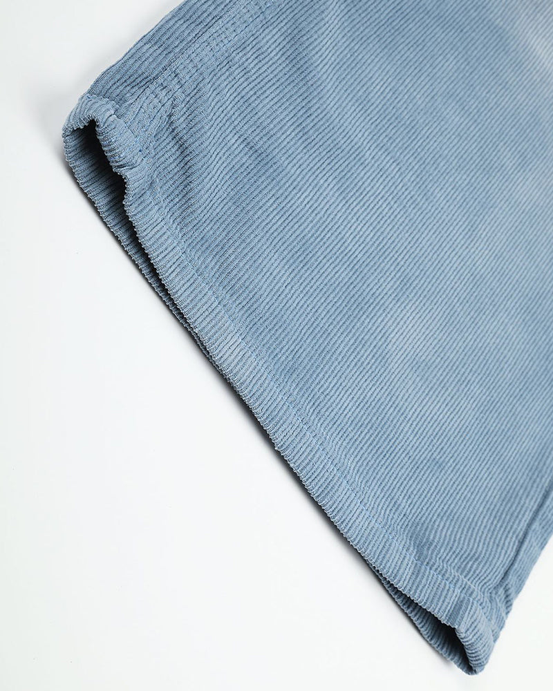 Loose-fit straight-leg trousers