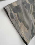 Camouflage wide-leg pants