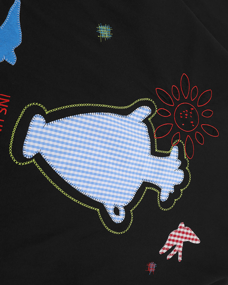 Simple design short sleeves