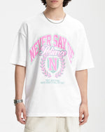 カレッジプリントの半袖