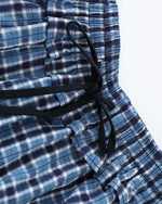 레트로 플레드 스커트