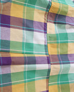 Fun cartoon plaid long-sleeved shirt