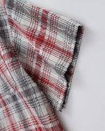 レトロチェック柄半袖シャツ