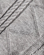 ヴィンテージフード付きカーディガンセーター