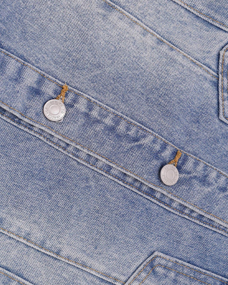 Multi-pocket denim jacket