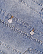 Multi-pocket denim jacket