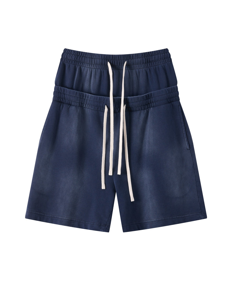 320g Double-waistband Bermuda shorts