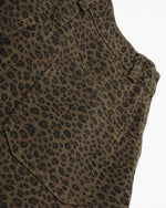 ヴィンテージ ルーズ レオパード ショートパンツ