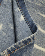 ゆったりとしたカジュアルなデニムショートパンツ