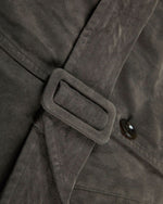 Double-breasted trench coat