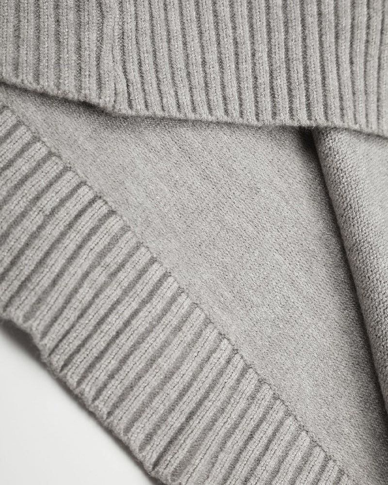 Casual zip-up sweater