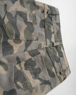 Camouflage wide-leg pants