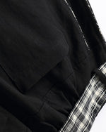 Checked Trousers with Belt