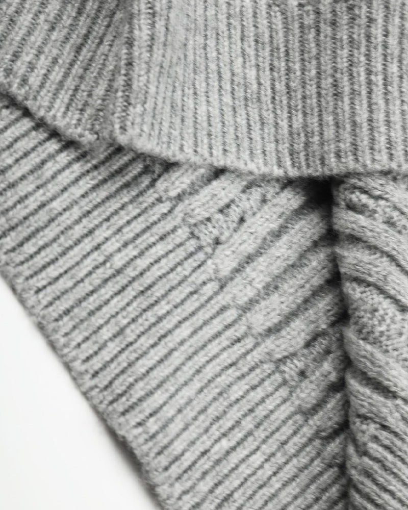 Double-breasted knit jacket