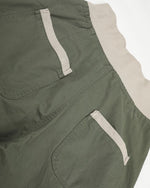Color-block casual cargo pants